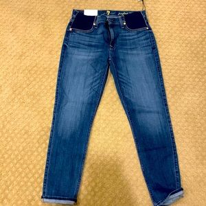 7 for all mankind Josefina maternity boyfriend jeans